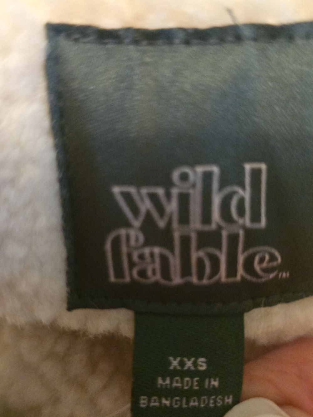 New Wild Fable Women's XXS Brown Sherpa-Lined Aviator Jacket - Picture 6 of 10